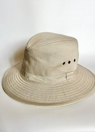 Шляпа натуральная для города панамка с полями плотная беж купить цена
