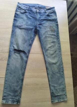 Замечательные мужские джинсы asos, размер 34/30, эластичные