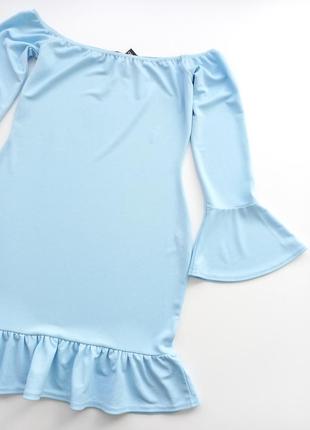 Платье шикарное голубого цвета.4 фото