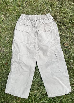 Брюки джинсы карго летние детские обмен брюки с карманами2 фото
