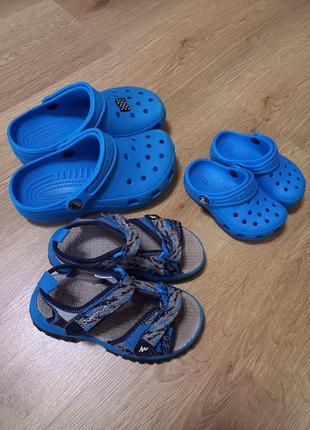 Оригінальні crocs,  босоніжки quechua