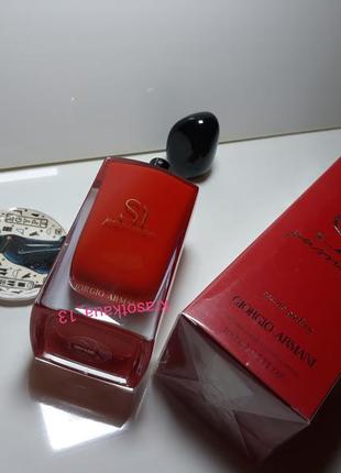 Giorgio armani si passione парфюм женский