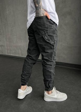 Чоловічі джинси темно - сірі / якісні чоловічі джинси штани на весну - літо - осінь5 фото
