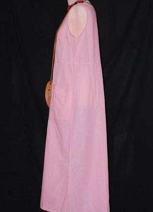 Новый сарафан платье льняное свободное свободный фасон.7 фото