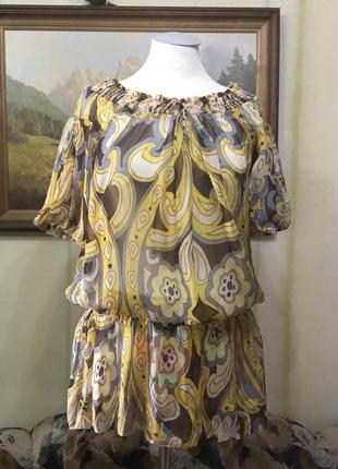 Блуза-туніка з шовку