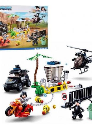 Конструктор m38-b0772 поліція - прикордонний контроль, 373 деталей