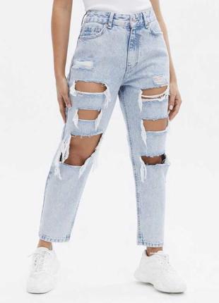 Стильные рваные джинсы new look tori