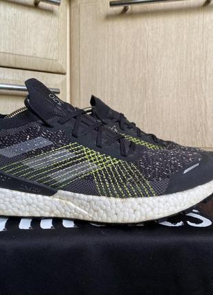 Мужские кроссовки adidas terrex two ultra primeblue trail core black yellow3 фото