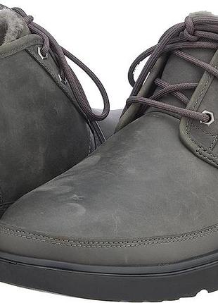 Чоловічі сірі черевики ugg neumel weather ii chukka ботинки