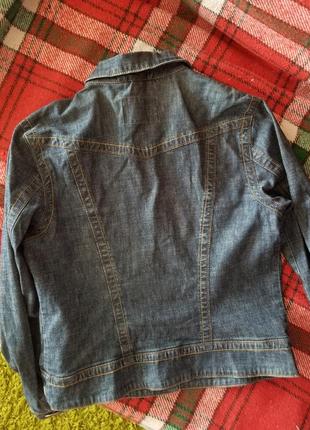 Джинсова вітрівка ветровка куртка, джинсовий піджак3 фото