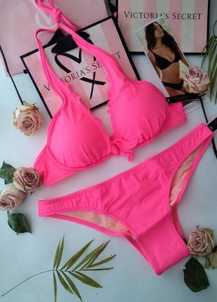 Victoria's secret original m 32b 34a 75a itsy купальник чашки яркий