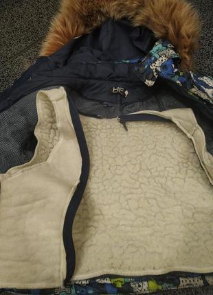 Зимний костюм, куртка и полукомбинезон для мальчика3 фото