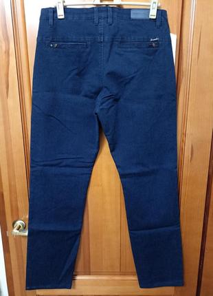 Новые! брюки мужские темно-синие в рубчик2 фото