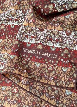 Красивый платок шёлк винтаж  roberto capucci4 фото