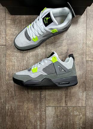 Мужские кроссовки nike air jordan 4 retro suede