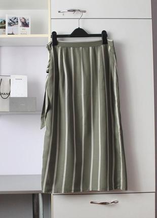 Новая миди юбка на запах от h&amp;m3 фото