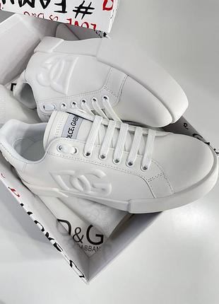 Кросівки білі у стилі d&g