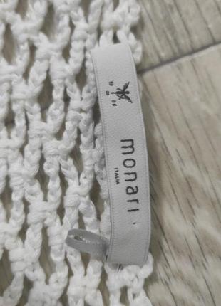 Накидка плетена в'язана monary італії пуловер етно бохо вінтаж7 фото