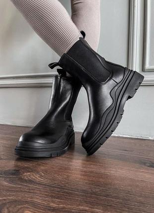 Женские ботинки bottega veneta челси,боттега венета6 фото
