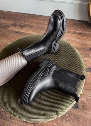 Женские ботинки bottega veneta челси,боттега венета10 фото