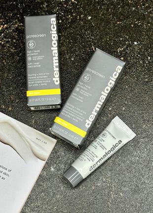 Сонцезахисний догляд для обличчя dermalogica porescreen spf 40 sun care + pore care