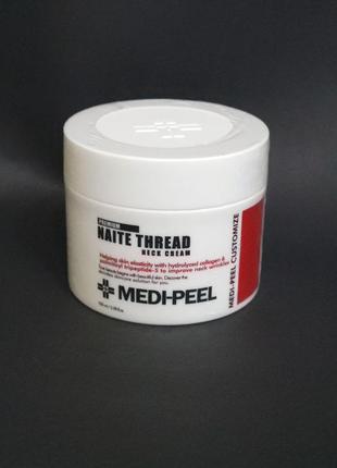 Пептидний крем для шиї і зони декольте medi-peel naite thread neck cream: