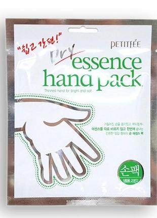 Маска-перчатки для рук petitfee dry essence hand pack1 фото