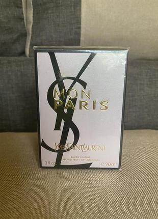 Yves saint laurent mon paris парфюмированная вода 90 мл. оригинал 💯 %1 фото