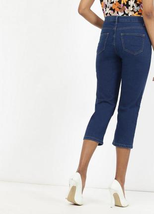 Нові marks & spencer denim розмір uk 12 eu 40 m-l укорочені джинси straight fit cropped mid rise2 фото