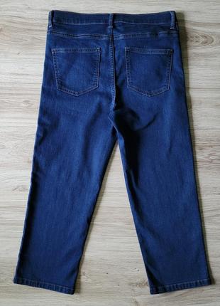 Новые marks & spencer denim размер u92 12 eu 40 m-l укороченные джинсы straight fit cropped mid rise4 фото