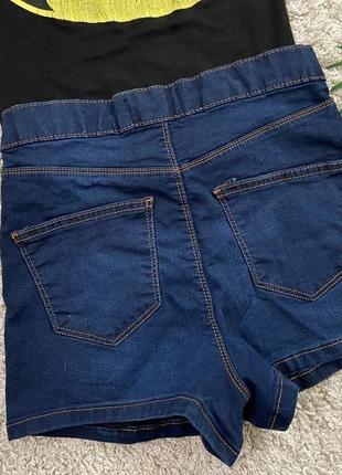 Базовые джинсовые шорты No1834 фото