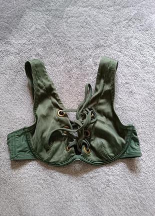 Лиф для купания в рубчик от asos