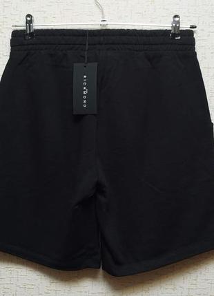 Спортивні чоловічі шорти бермуди john richmond, чорного кольору4 фото