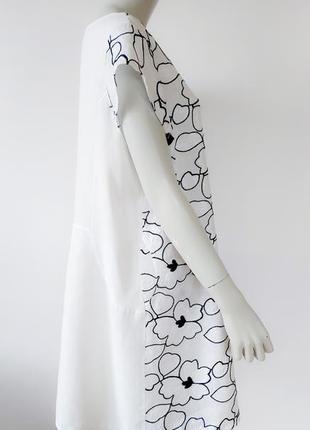 Италия льняное платье с вышивкой р-р xl.3 фото