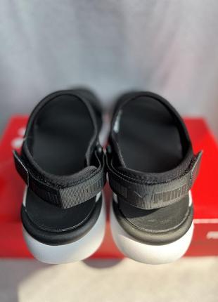 Босоножки босоножки puma sportie sandals black/ white3 фото