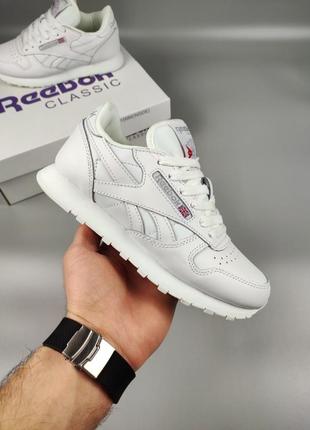 Кроссовки reebok classic all white