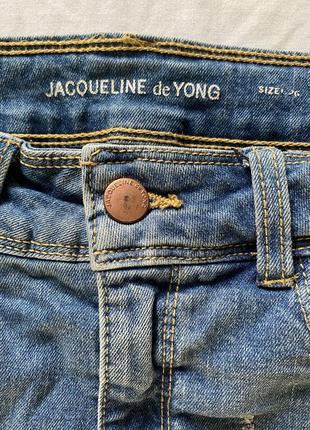 Женские джинсовые шорты синие короткие новые с рваностями3 фото