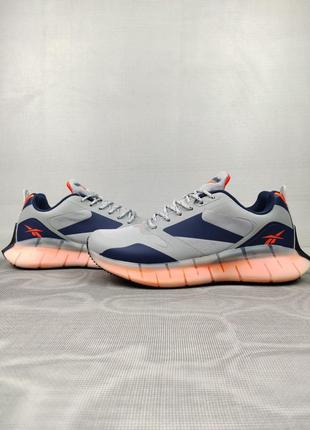 Кроссовки reebok zig kinetica gray&amp;orange3 фото