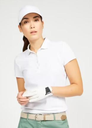 Жіноче споривне поло футболка decathlon