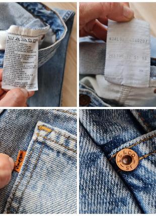 Классические джинсы женские levis голубые джинсы прямого кроя3 фото