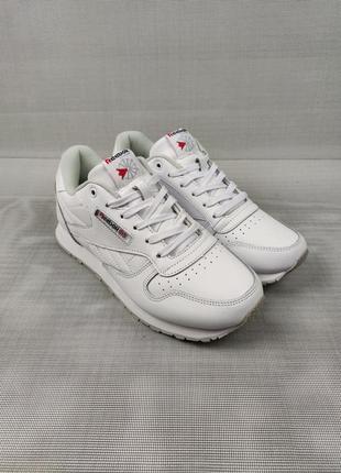 Кроссовки reebok classic white3 фото