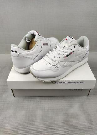 Кроссовки reebok classic white4 фото