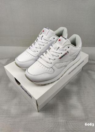 Кроссовки reebok classic white5 фото