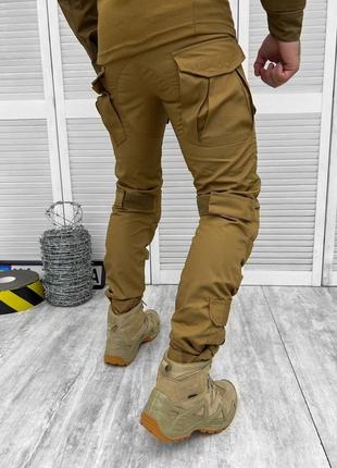 🎨 койот, хакі! тактичні чоловічі штани з наколінниками койот хакі хаки тактические брюки мужские наколенники3 фото