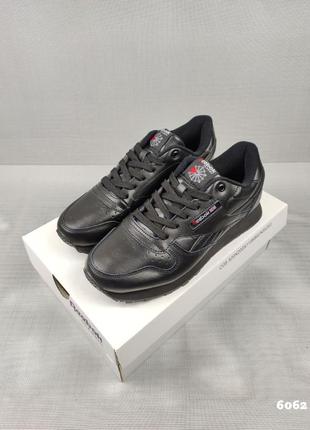 Кросівки reebok classic black3 фото