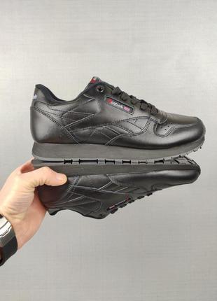 Кросівки reebok classic black4 фото