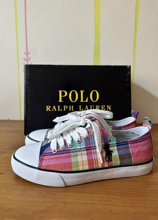 Яркие кеды polo ralph lauren