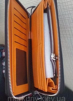Клатч портмоне baellerry leather 3