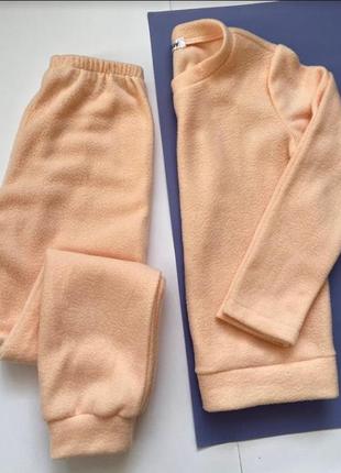 Тепла флісова піжамка, флісовий костюм, флісова піжама 25 кольорів