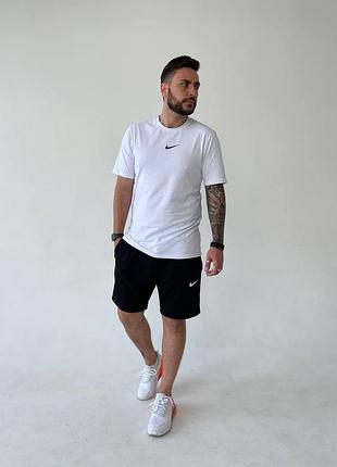 Спортивный летний костюм nike мужской,спортивный костюм на лето,комплект двойка футболка шорты